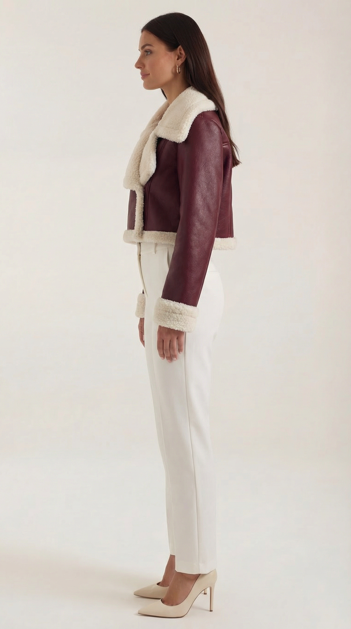 Korte Marie Fleece Jas