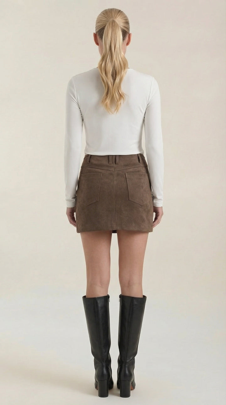 Maureen Hoge Taille Miniskirt