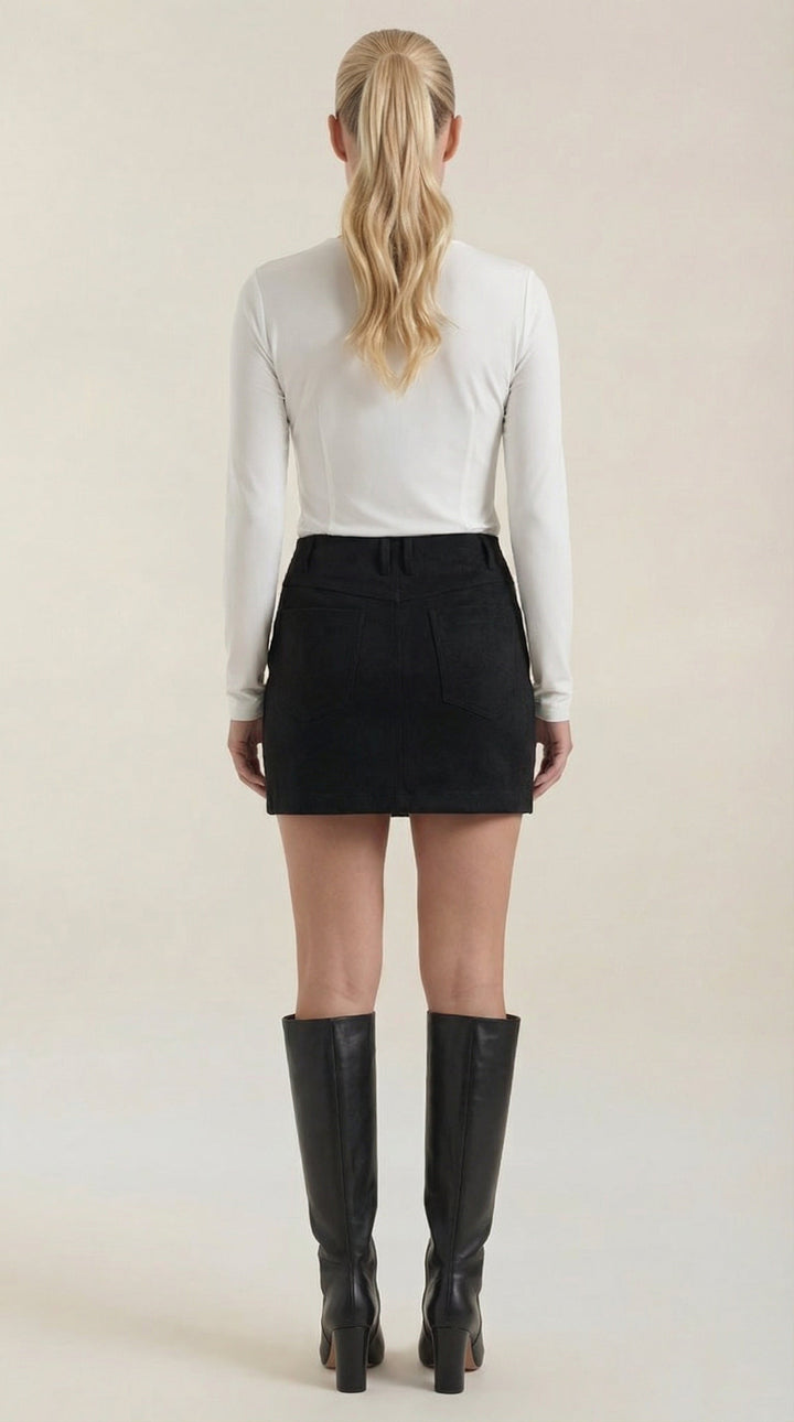 Maureen Hoge Taille Miniskirt