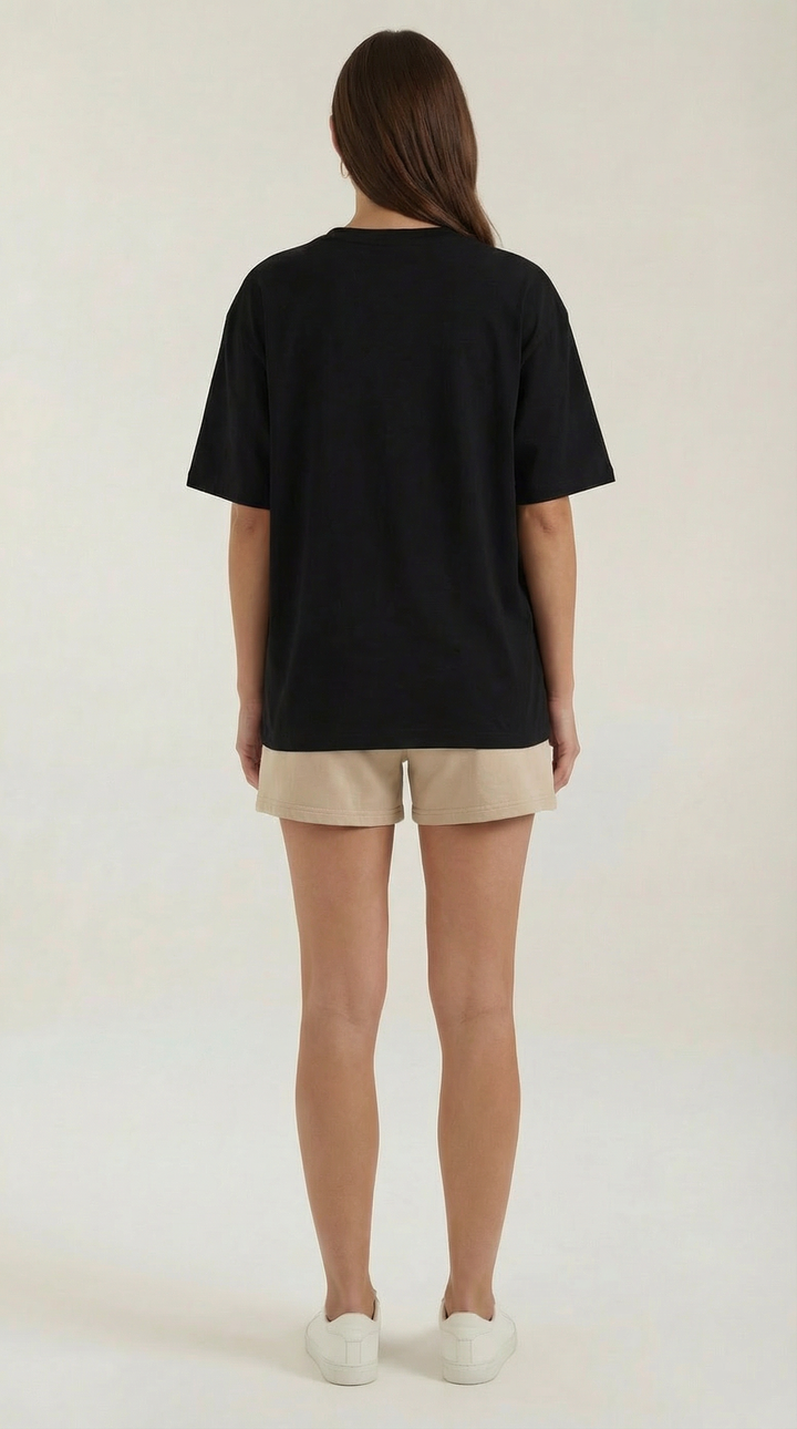 'Natalia' Oversized T-Shirt met Grafisch Ontwerp