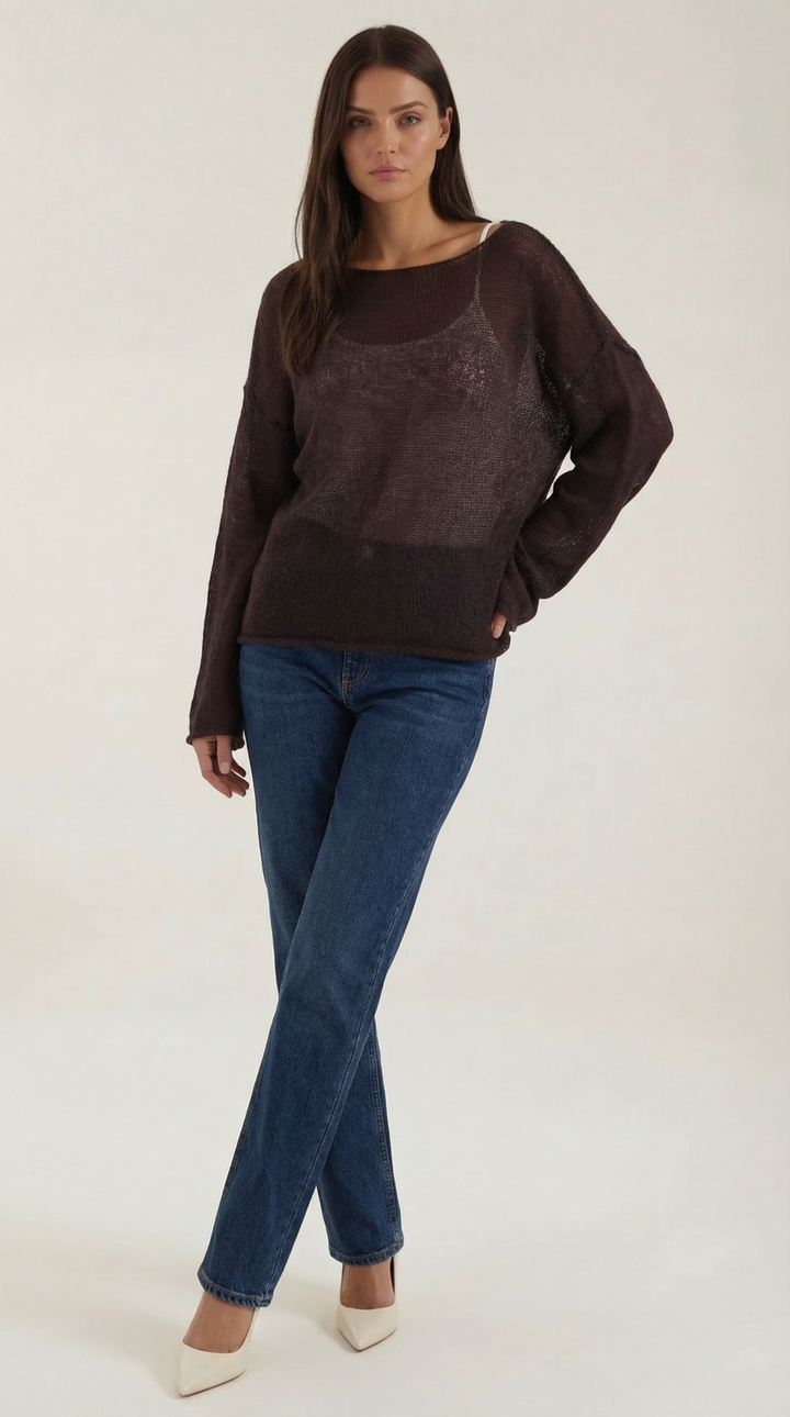 Pam Oversized Gebreide Trui
