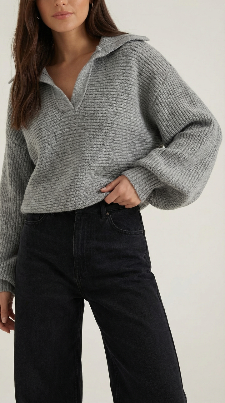 Chunky gebreide coltrui