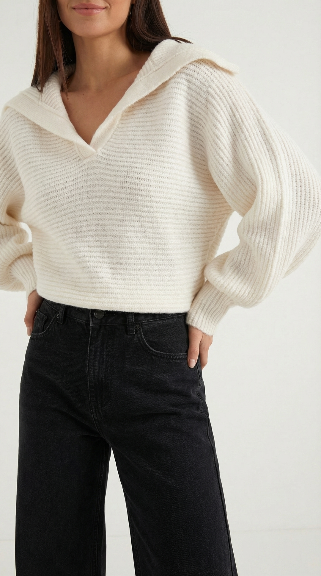 Chunky gebreide coltrui