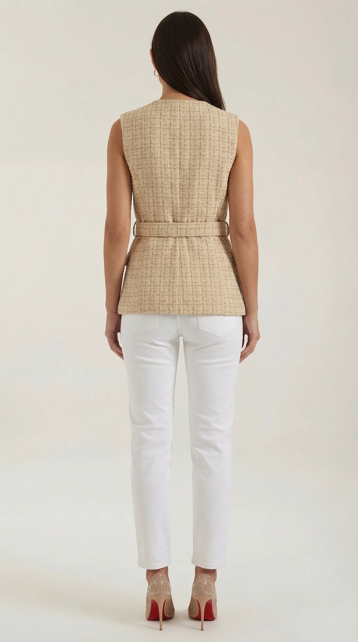 Quinn Mouwloze Top