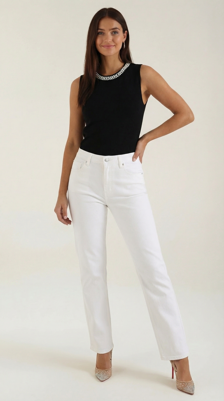 Rosalba Mouwloze Top