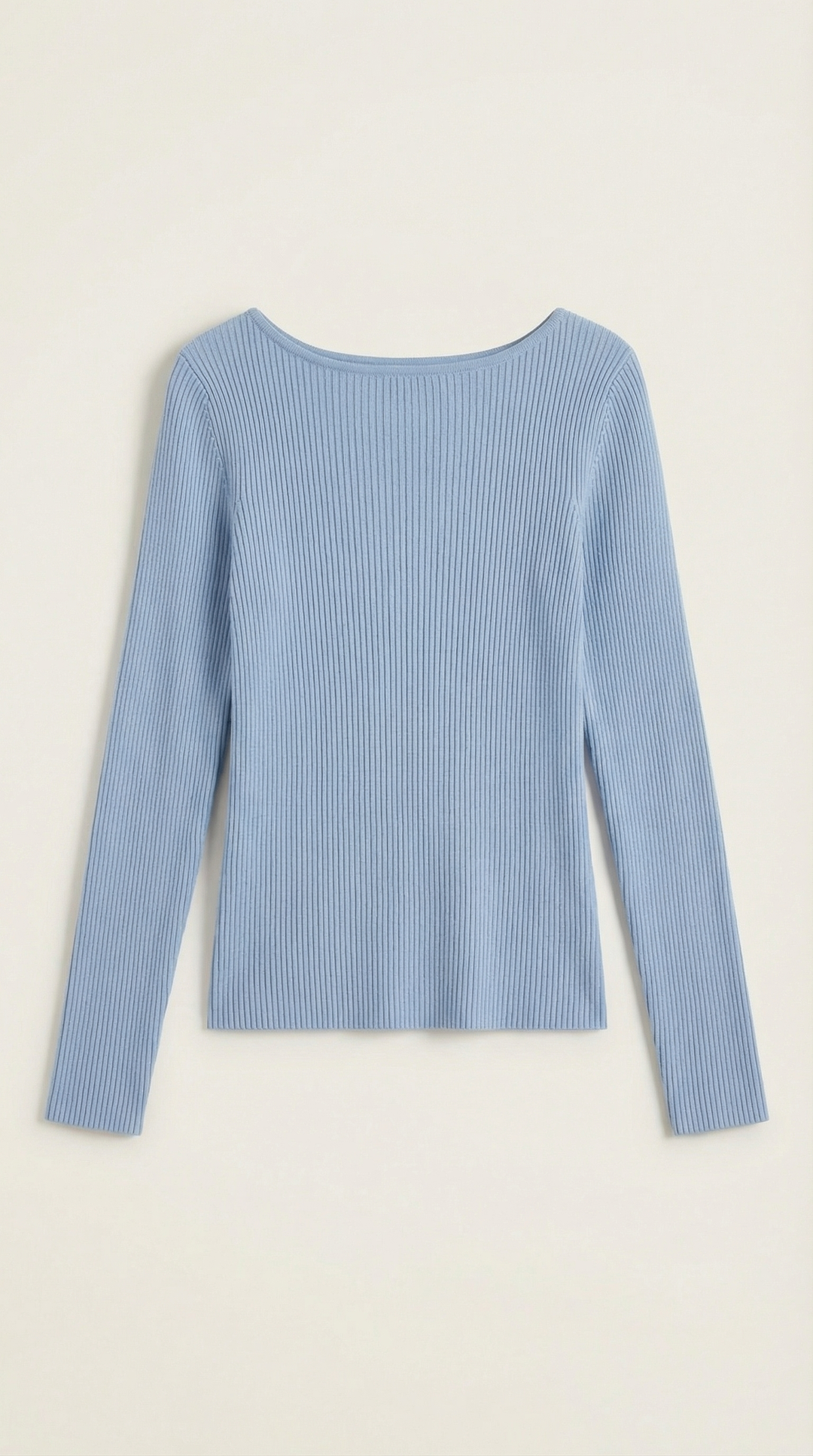 Ruth Cloud - Gebreide Lange Mouwen T-Shirt