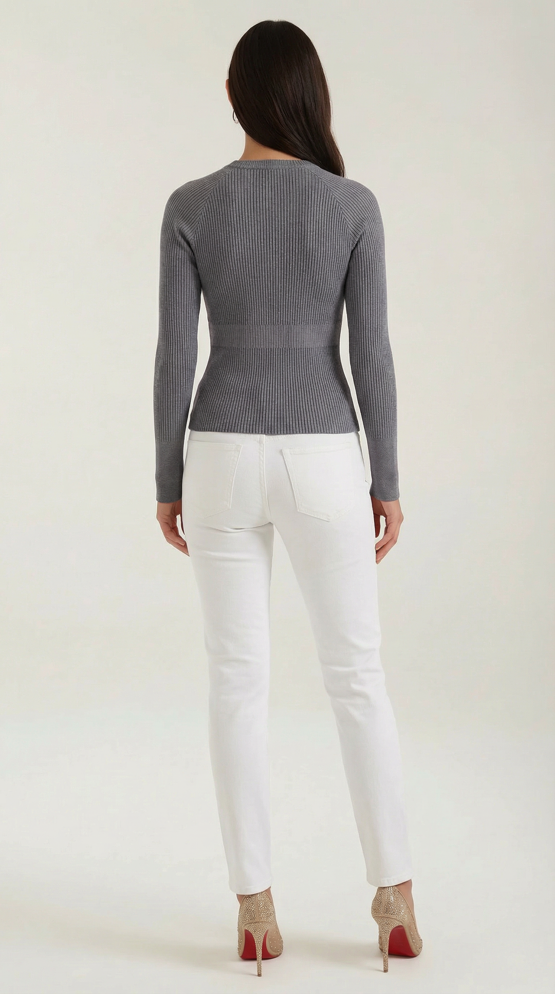 Samantha Rimpel Lange Mouwen Blouse