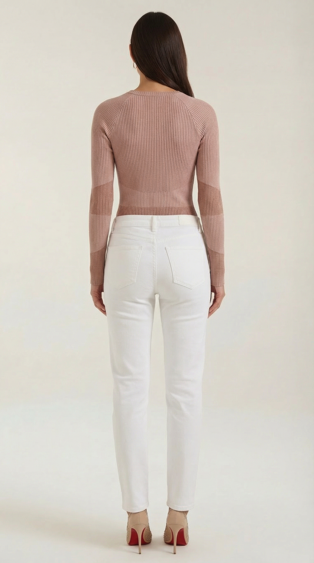 Samantha Rimpel Lange Mouwen Blouse
