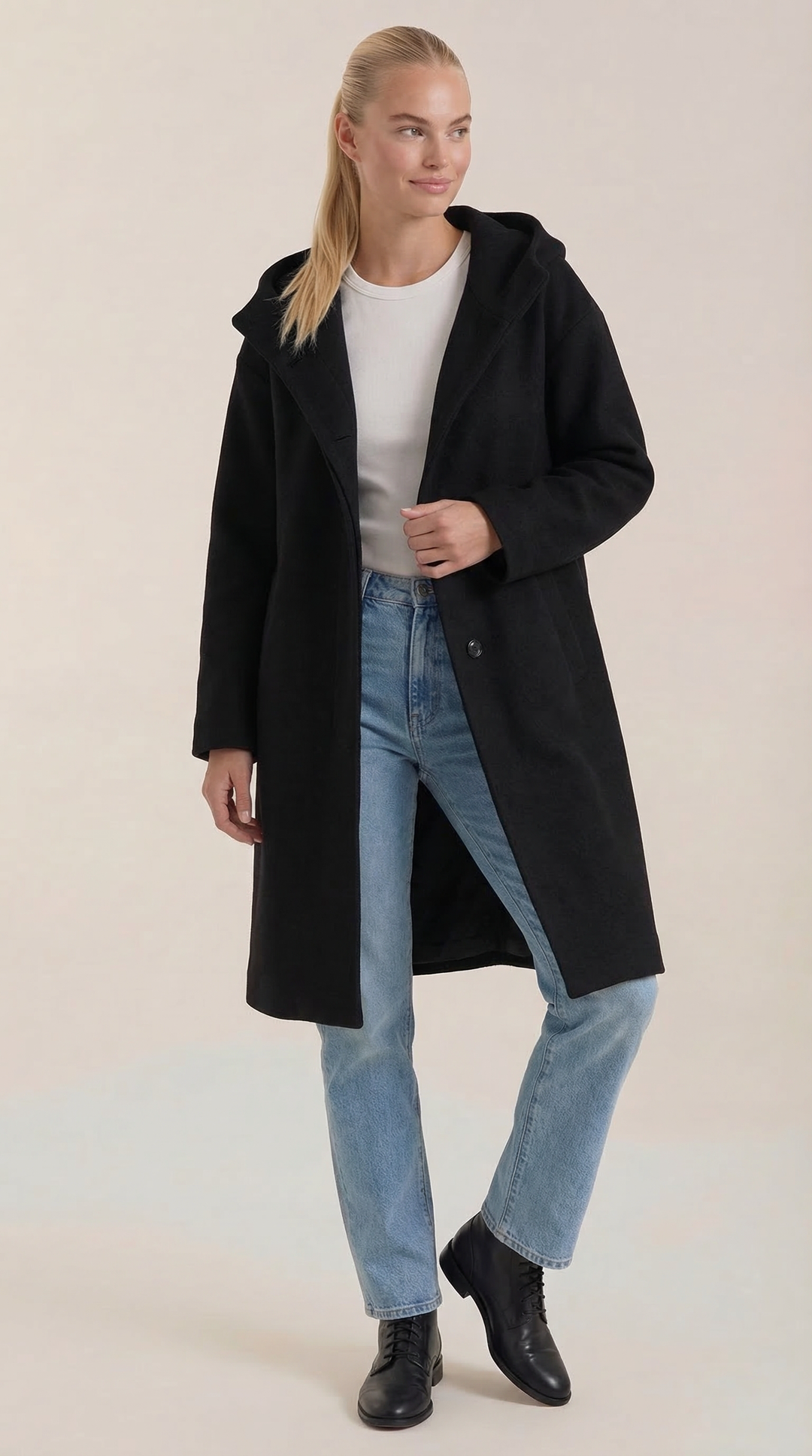 Meredith Lange Hooded Coat