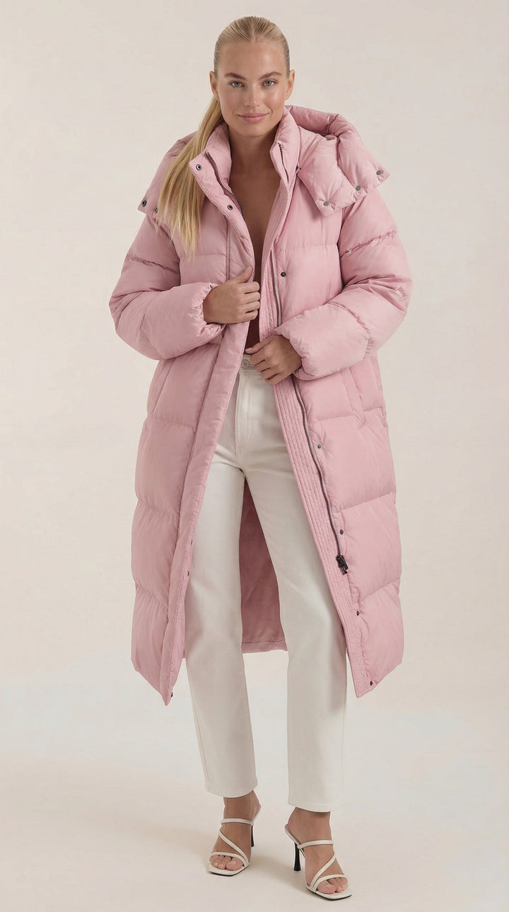 Nora Puffer Gevoerde Jas
