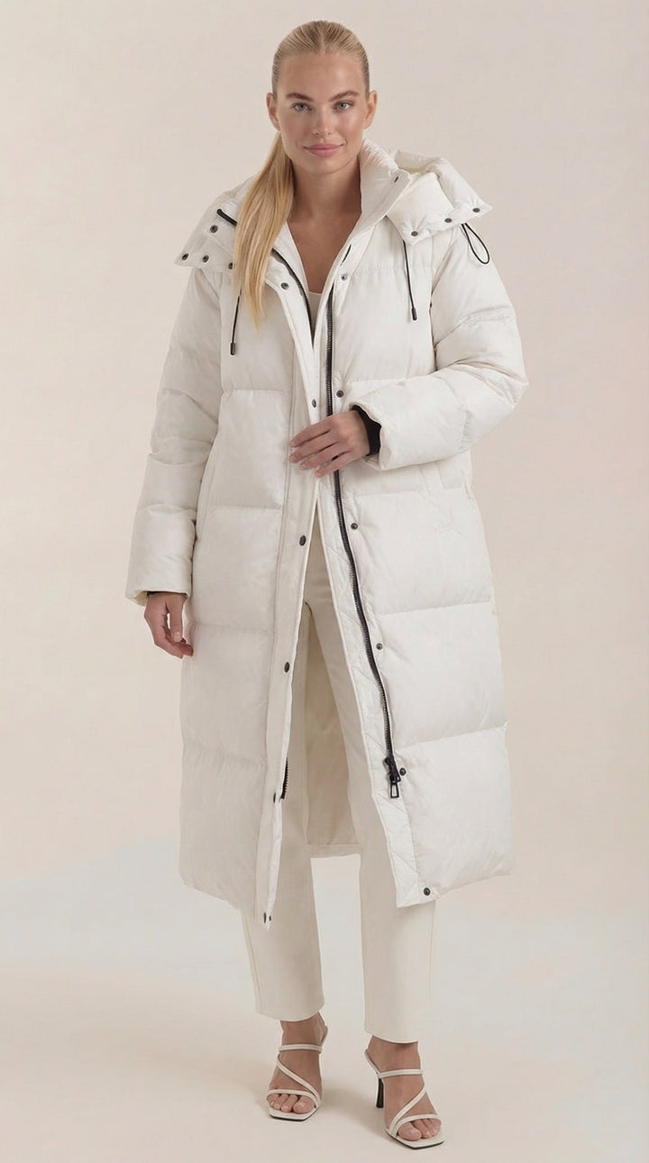 Nora Puffer Gevoerde Jas