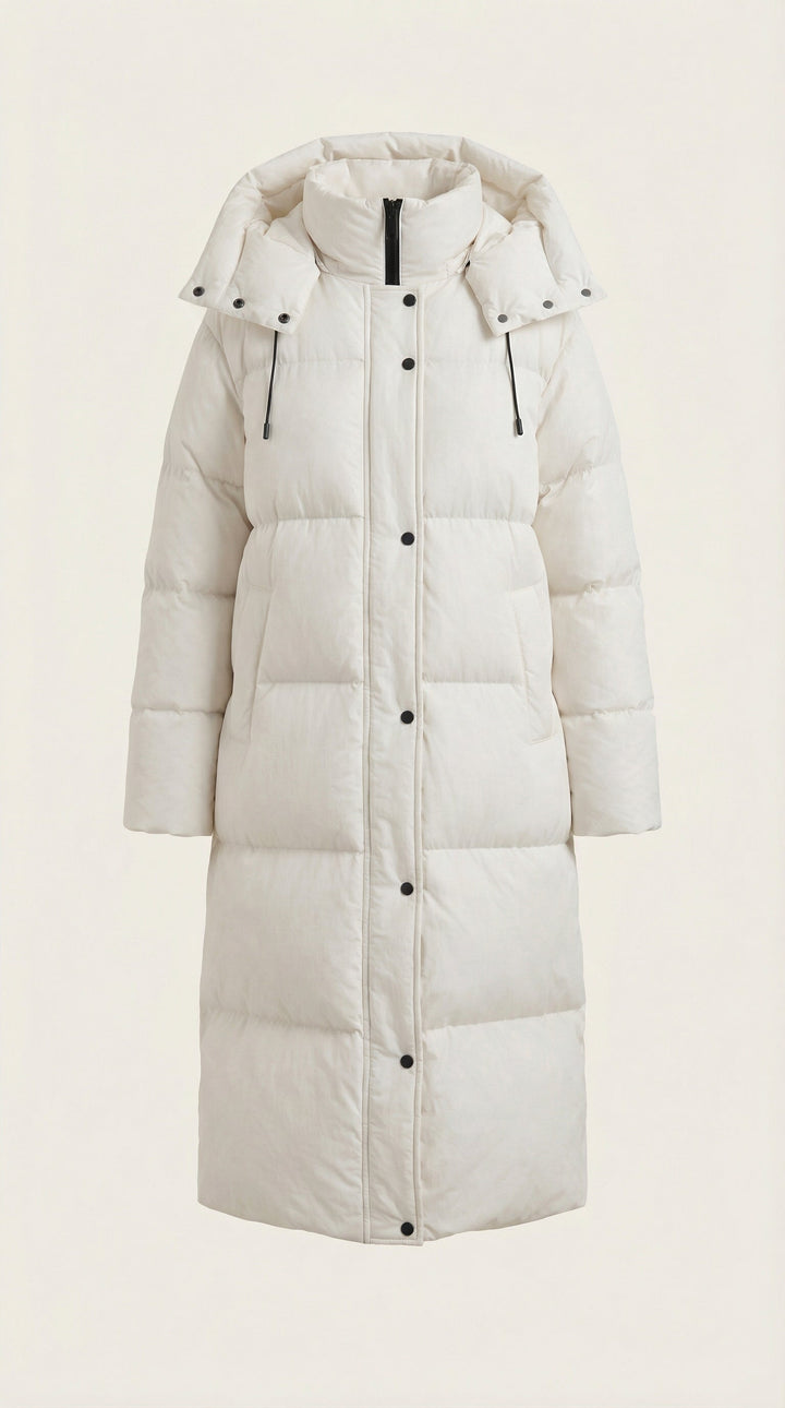 Nora Puffer Gevoerde Jas