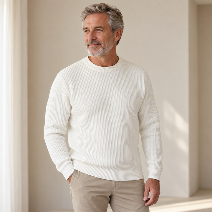 Rowan | Comfortabele Geribbelde Sweater