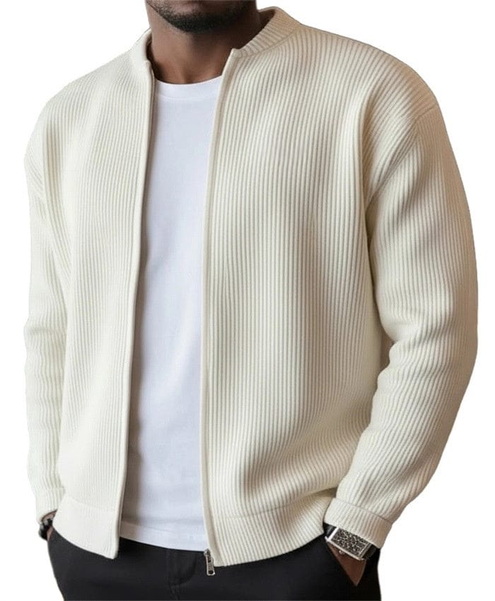 Julian | Verfijnde Cardigan met Rits