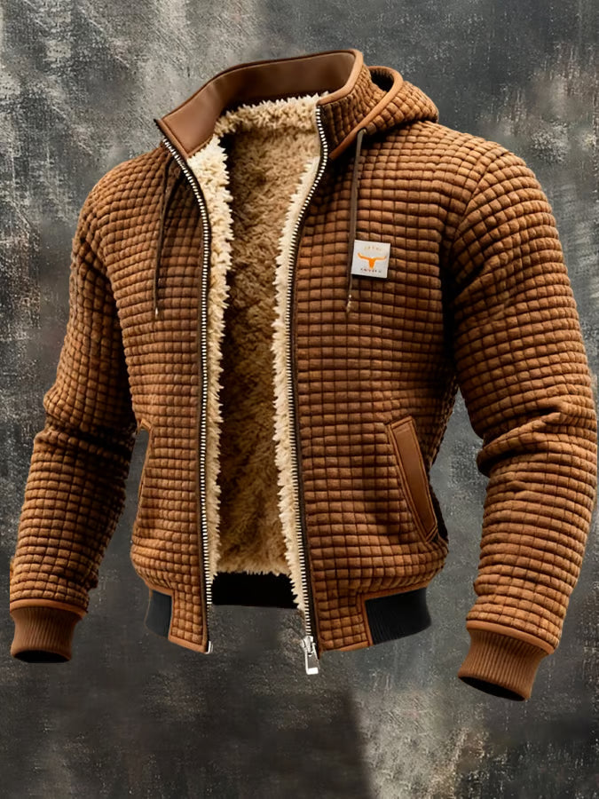 Sebastiaan® | Retrojack met Capuchon en Rits