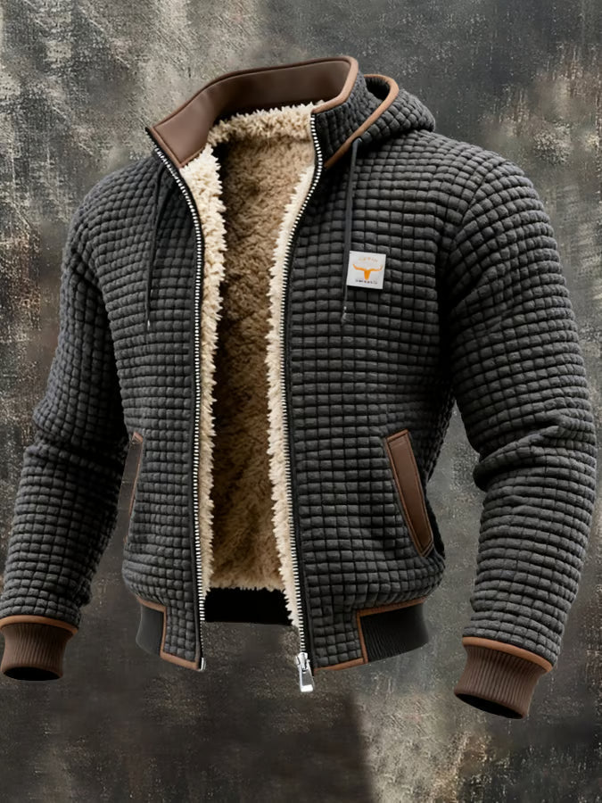 Sebastiaan® | Retrojack met Capuchon en Rits