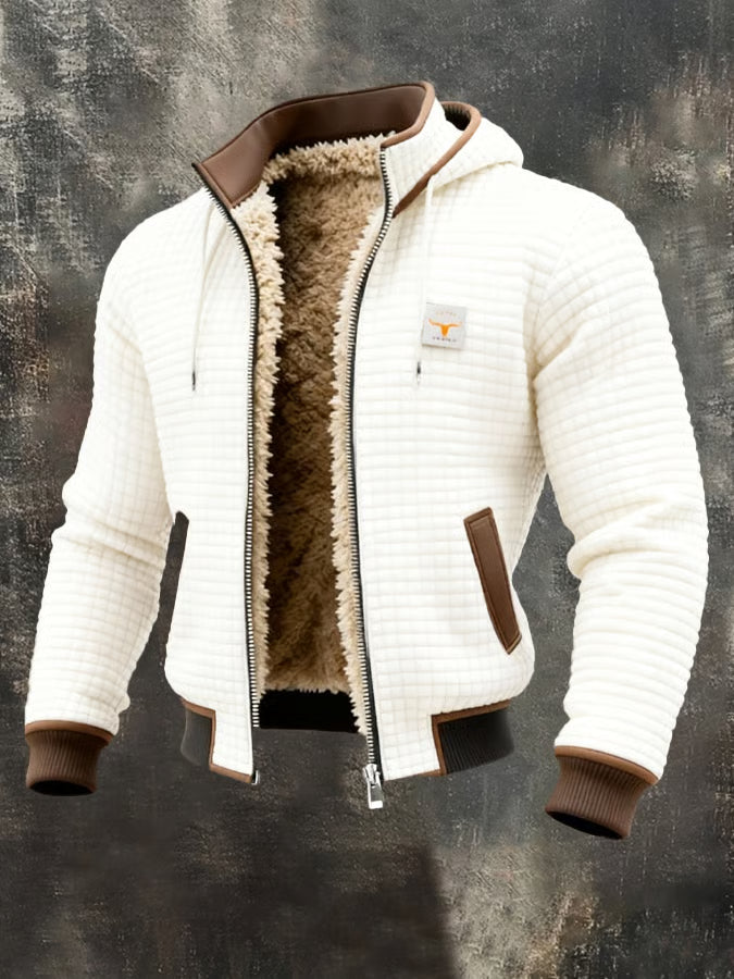 Sebastiaan® | Retrojack met Capuchon en Rits