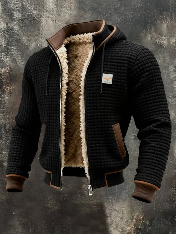 Sebastiaan® | Retrojack met Capuchon en Rits
