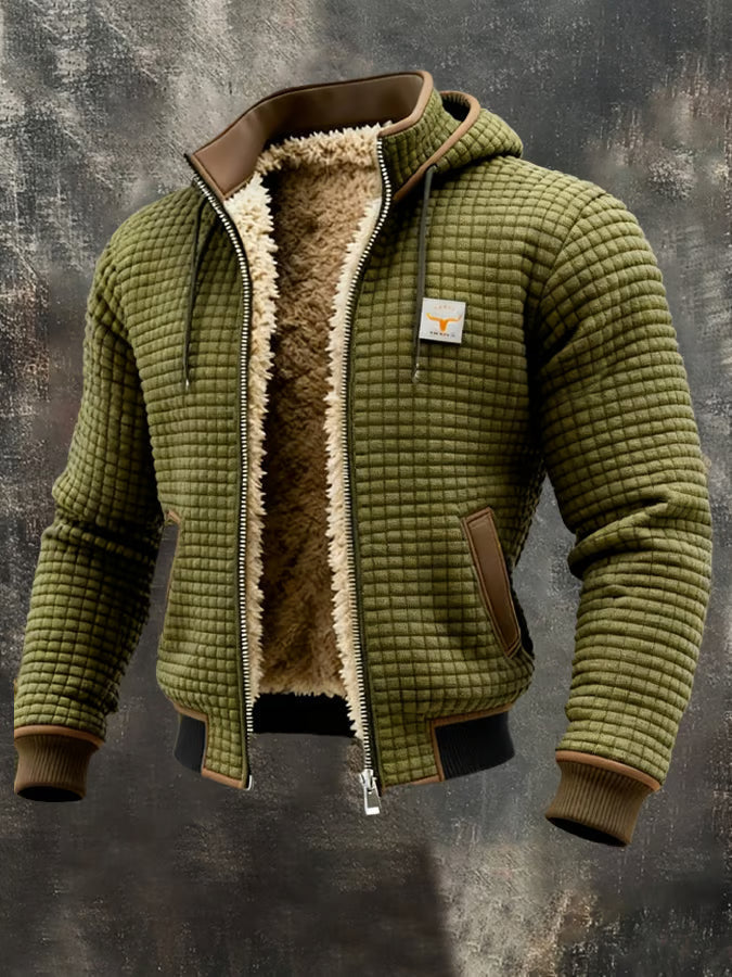 Sebastiaan® | Retrojack met Capuchon en Rits