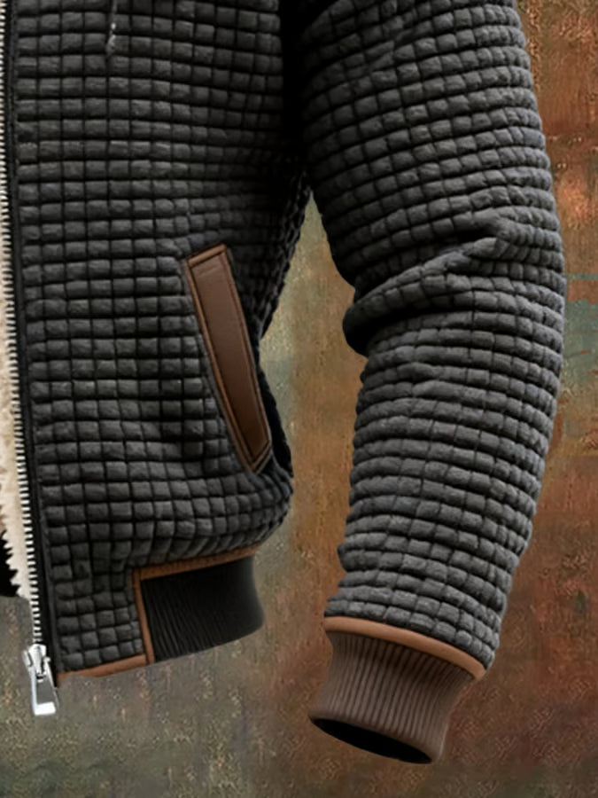 Sebastiaan® | Retrojack met Capuchon en Rits